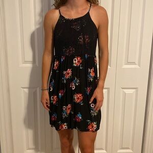 Floral black dress from Target